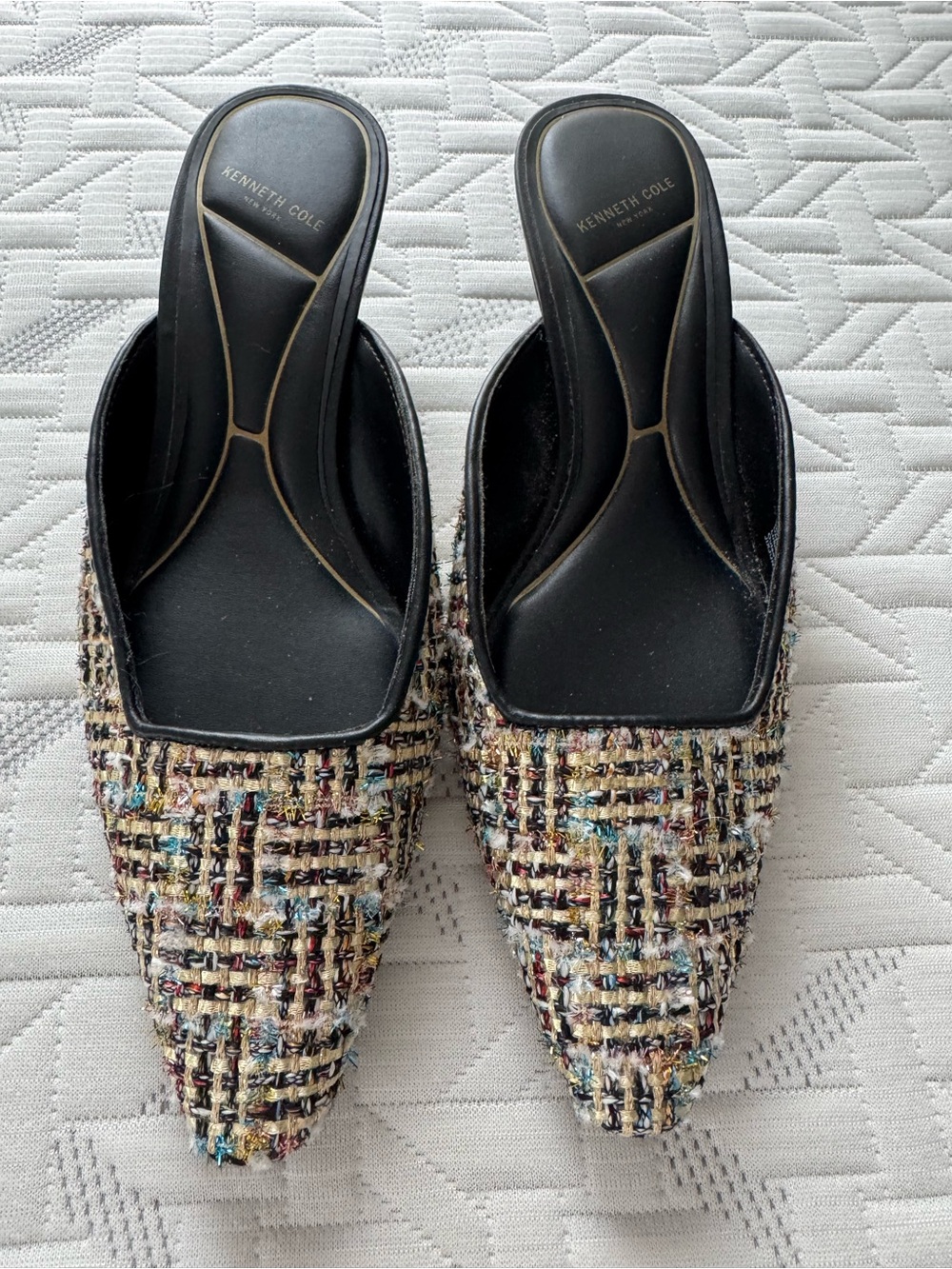 Kenneth Cole Mule with kitten heel